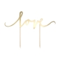 Preview: Cake Topper - love - Gold